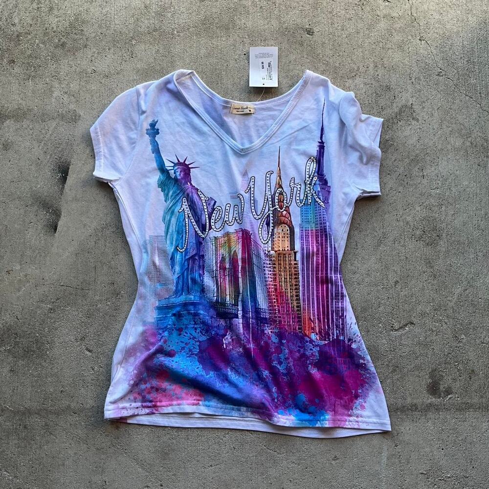 New york mcbling baby tee